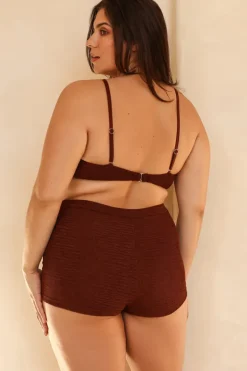 New Zen Knotted Triangle Bikini Top Tops|Triangle