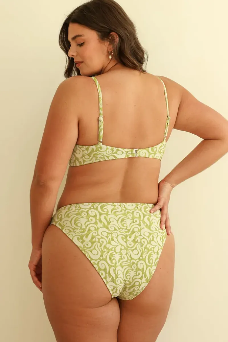 Discount Zen Knotted Triangle Bikini Top Tops|Triangle