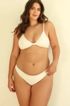 Online Zen Knotted Triangle Bikini Top Tops|Triangle