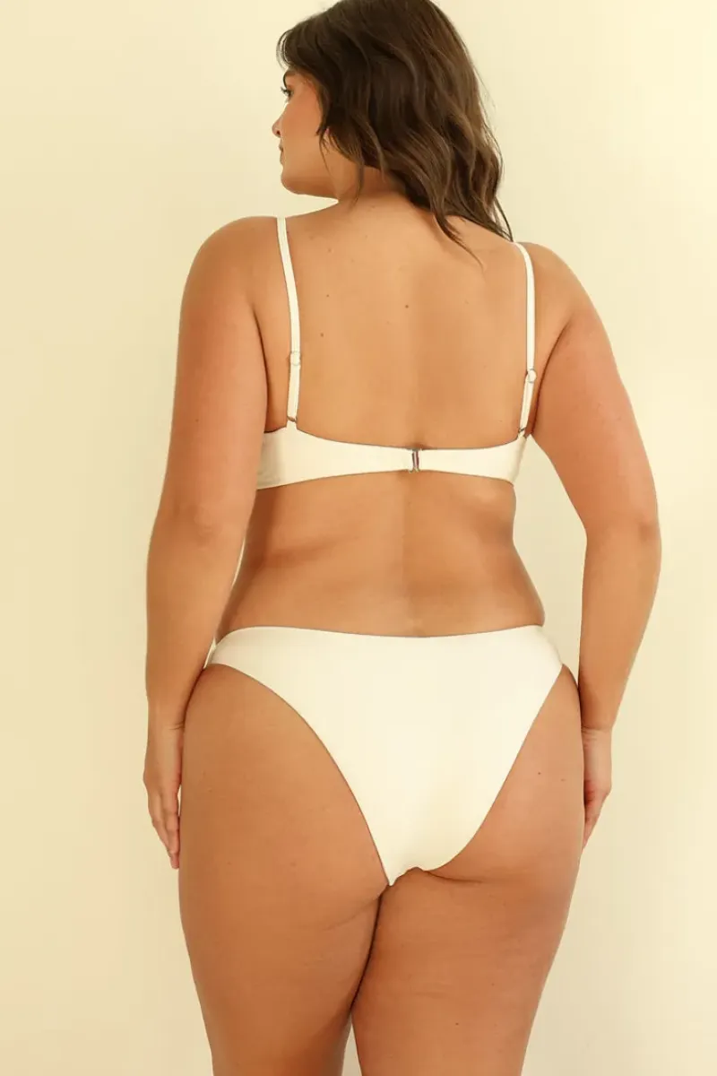 Online Zen Knotted Triangle Bikini Top Tops|Triangle