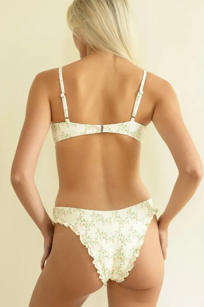 New Zen Knotted Triangle Bikini Top Tops|Triangle