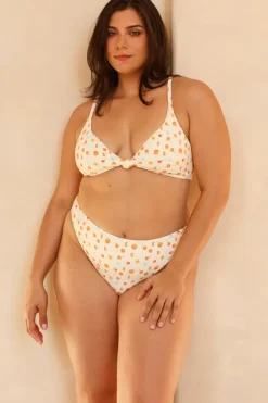 Outlet Zen Knotted Triangle Bikini Top Tops|Triangle