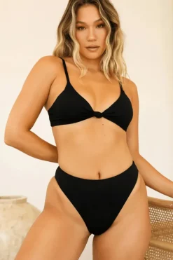 Clearance Zen Knotted Triangle Bikini Top Tops|Triangle