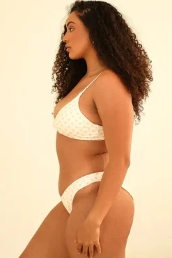 Online Zen Knotted Triangle Bikini Top Tops|Triangle