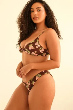 Online Zen Knotted Triangle Bikini Top Tops|Triangle