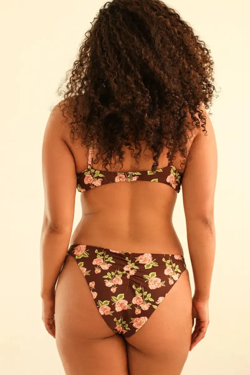 Online Zen Knotted Triangle Bikini Top Tops|Triangle